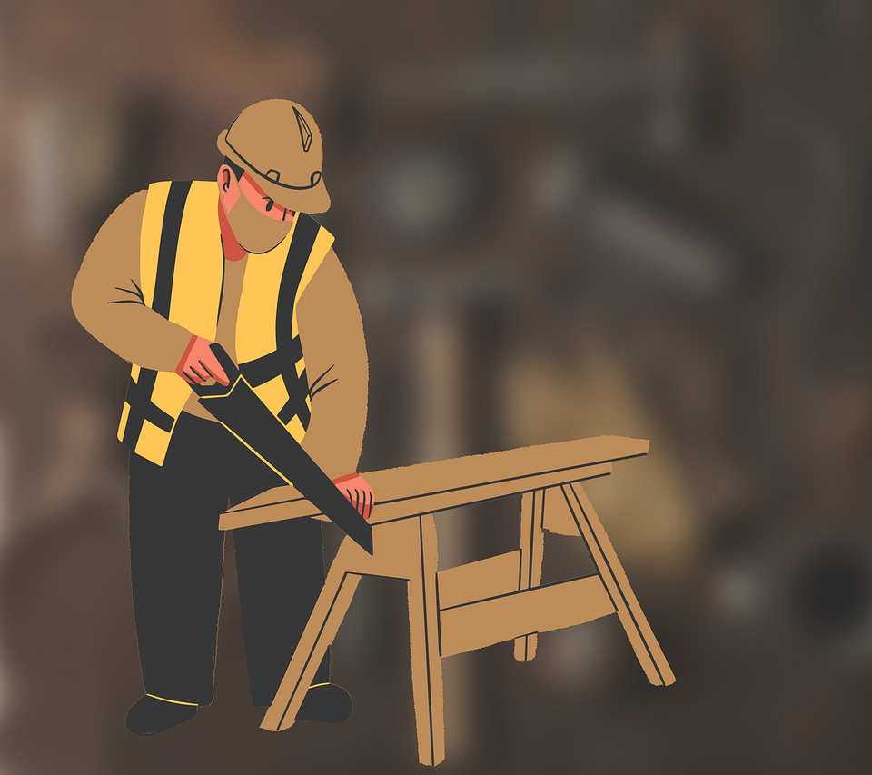 Carpenter Wood Saw Work Profession  - Elf-Moondance / Pixabay