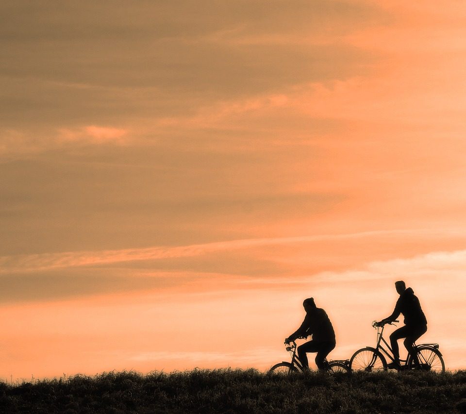 cyclist, person, people